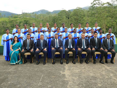 Seated (L to R) – Sangeetha Dharmasekara, Nalin Kumara, Senaka Alawattegama, Dr. Roshan Rajadurai, Nishantha Abeysinghe, Gimhan Jayathilaka, Dulshanka Jayathilaka, Subramaniam Ramar along with the female field supervisors